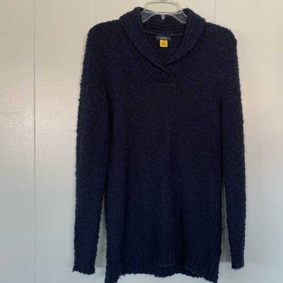 Cabella's V-neck Sweater in Blue Size S - Picture 2 of 7